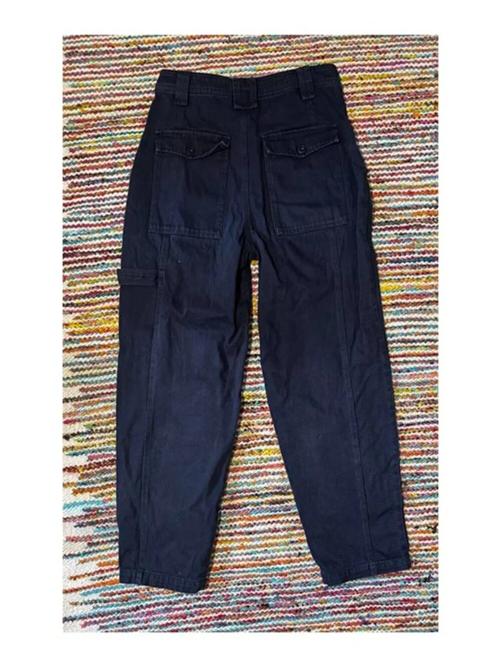Alex Mill Cotton Twill Workwear Pant Indigo Blue - Picture 2 of 4